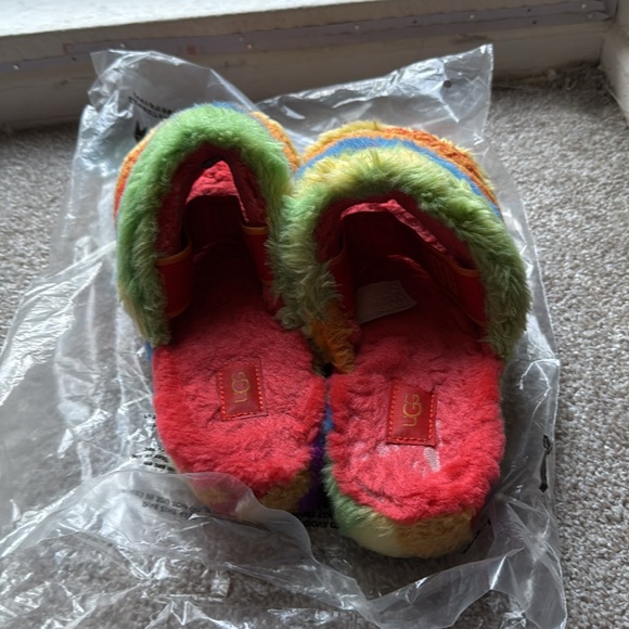 Ugg platform Fuzzy Slippers - Picture 3 of 8